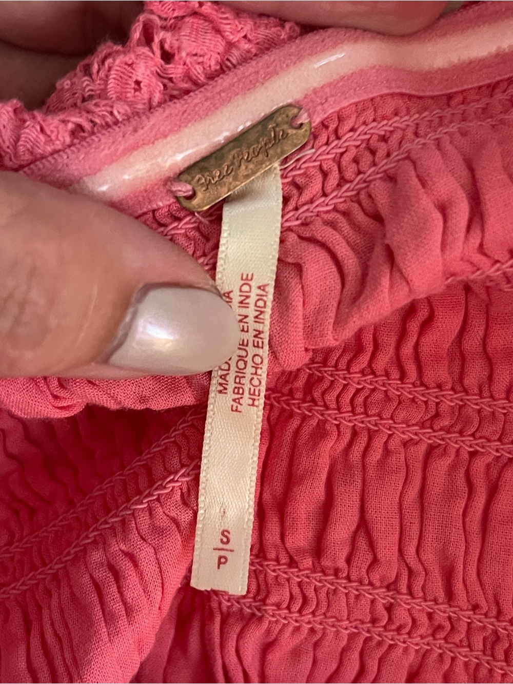 Free People Josephine Bustle Mini Dress Bubblegum Pink Size Small - Picture 5 of 5